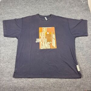 Vintage Platinum FUBU Shirt Men's 2XL Fat Albert and the Junkyard Gang Navy